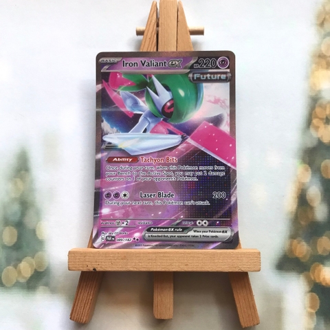 Thẻ hình Pokemon Iron Valiant ex 089/182 - Lá bài Scarlet & Violet: Paradox Rift Ultra Rare tiếng Anh chính hãng