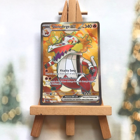 Thẻ hình Pokemon Skeledirge ex 233/193 - Lá bài Scarlet & Violet: Paldea Evolved Full Art Secret Rare tiếng Anh chính hã