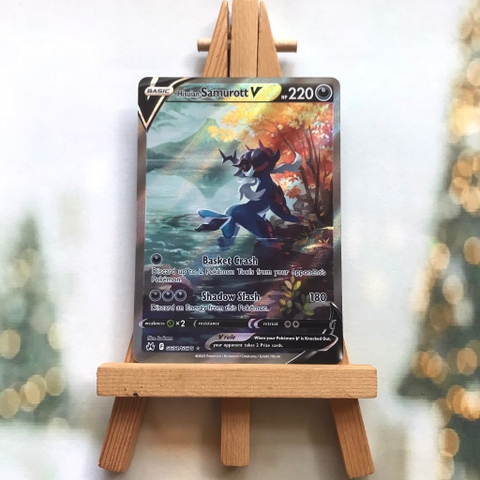 Thẻ hình Pokemon Hisuian Samurott V GG51/GG70 - Lá bài Sword & Shield: Crown Zenith Ultra Rare tiếng Anh chính hãng