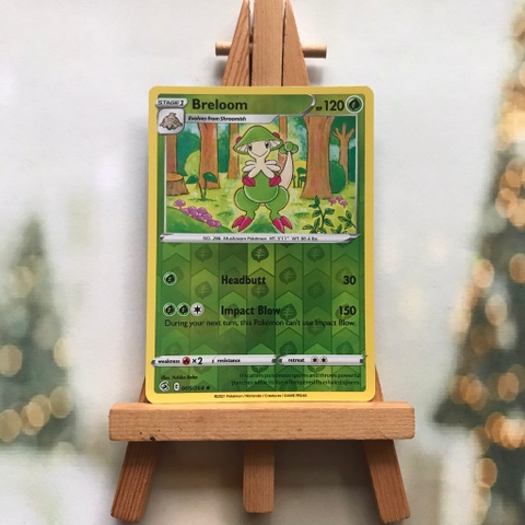 Thẻ hình Pokemon Breloom 005/264 - Lá bài Sword & Shield: Fusion Strike Uncommon Reverse Holo tiếng Anh chính hãng