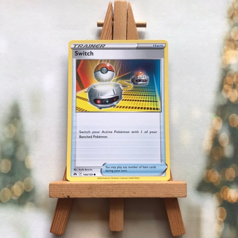 Thẻ hình Pokemon Switch 144/159 - Lá bài Sword & Shield: Crown Zenith Common tiếng Anh chính hãng