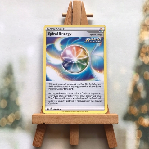 Thẻ hình Pokemon Spiral Energy 159/198 - Lá bài Chilling Reign Uncommon Reverse Holo tiếng Anh chính hãng