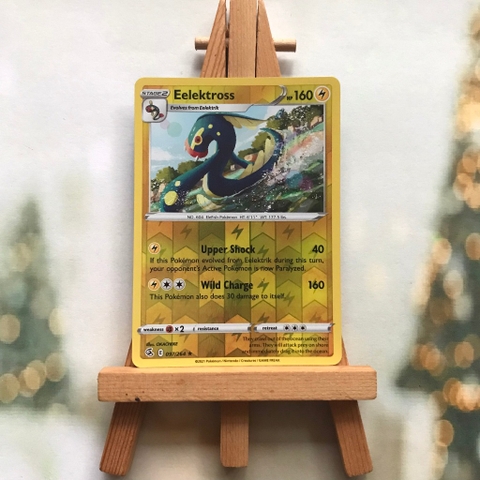 Thẻ hình Pokemon Eelektross 097/264 - Lá bài Sword & Shield: Fusion Strike Rare Reverse Holo tiếng Anh chính hãng
