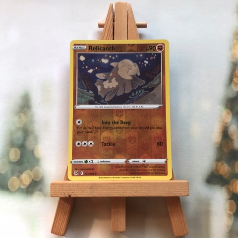 Thẻ hình Pokemon Relicanth 101/196 - Lá bài Sword & Shield: Lost Origin Uncommon Reverse Holo tiếng Anh chính hãng