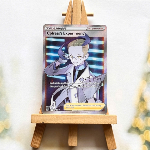 Thẻ hình Pokemon Colress's Experiment 190/196  - Lá bài lẻ Lost Origin Full Art Ultra Rare tiếng Anh chính hãng