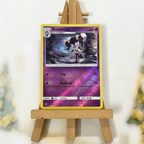 Thẻ hình Pokemon Gothorita 53/145 - Lá bài Sun & Moon: Guardians Rising Uncommon Reverse Holo tiếng Anh chính hãng