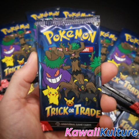 Gói bài Trick or Trade 2024 BOOster Pack tiếng Anh chính hãng - Túi thẻ Pokemon Halloween TCG