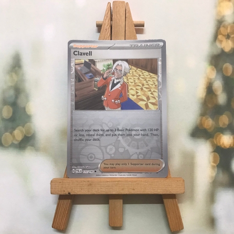 Thẻ hình Pokemon Clavell 177/193 - Lá bài Scarlet & Violet: Paldea Evolved Common Reverse Holo tiếng Anh chính hãng