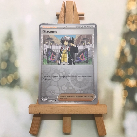 Thẻ hình Pokemon Giacomo 182/193 - Lá bài lẻ Paldea Evolved Uncommon Reverse Holo tiếng Anh chính hãng