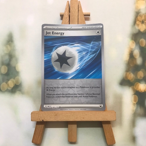 Thẻ hình Pokemon Jet Energy 190/193 - Lá bài Scarlet & Violet: Paldea Evolved Uncommon Reverse Holo tiếng Anh chính hãng
