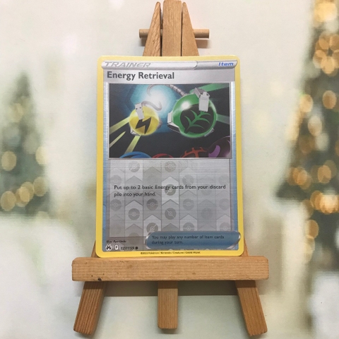 Thẻ hình Pokemon Energy Retrieval 127/159 - Lá bài Sword & Shield: Crown Zenith Common tiếng Anh