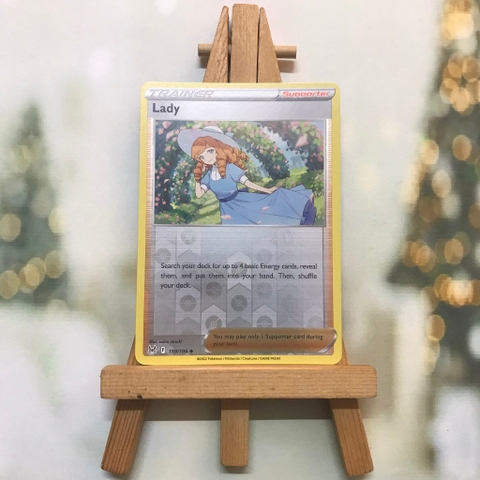 Thẻ hình Pokemon Lady 159/196 - Lá bài Lost Origin Uncommon Reverse Holo tiếng Anh chính hãng