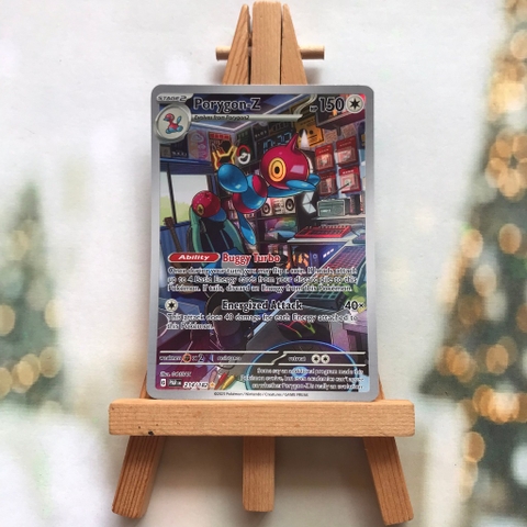 Thẻ hình Pokemon Porygon-Z 214/182 - Lá bài Scarlet & Violet: Paradox Rift Illustration Rare tiếng Anh chính hãng