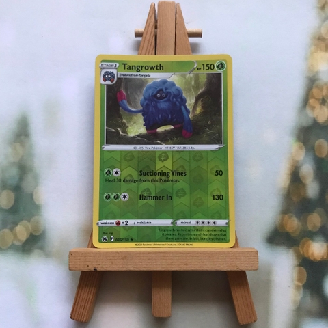 Thẻ hình Pokemon Tangrowth 005/159 - Lá bài Sword & Shield Crown Zenith Rare Reverse Holo tiếng Anh chính hãng