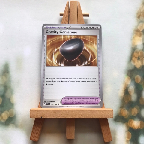 Thẻ hình Pokemon Gravity Gemstone 137/142 - Lá bài lẻ Stellar Crown Uncommon Reverse Holo tiếng Anh chính hãng