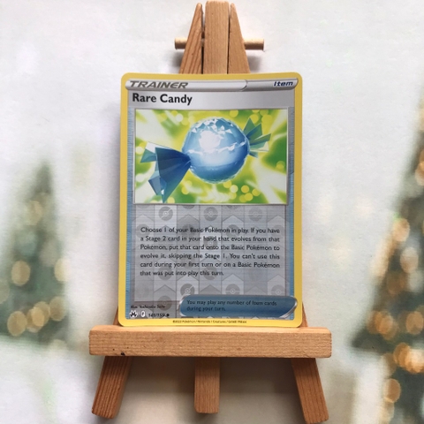 Thẻ hình Pokemon Rare Candy 141/159 - Lá bài lẻ Crown Zenith Uncommon Reverse Holo tiếng Anh chính hãng