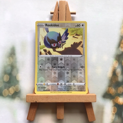 Thẻ hình Pokemon Rookidee 219/264 - Lá bài lẻ Fusion Strike Common Reverse Holo tiếng Anh chính hãng