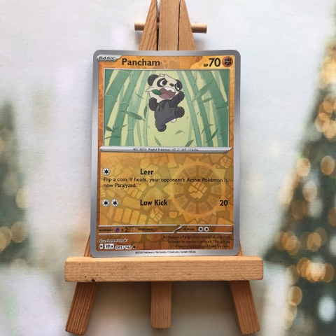 Thẻ hình Pokemon Pancham 085/142 - Lá bài lẻ Stellar Crown Common Reverse Holo tiếng Anh chính hãng