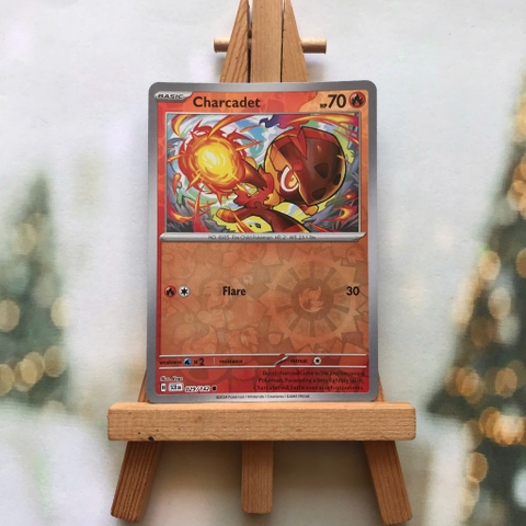 Thẻ hình Pokemon Charcadet 029/142 - Lá bài lẻ Stellar Crown Common Reverse Holo tiếng Anh chính hãng