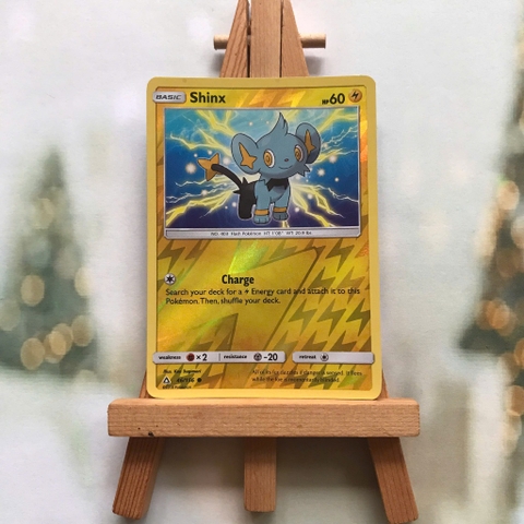 Thẻ hình Pokemon Shinx 46/156 - Lá bài lẻ Ultra Prism Common Reverse Holo tiếng Anh chính hãng