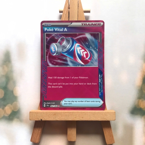 Thẻ hình Pokemon Poke-Vital A 062/064 - Lá bài lẻ Shrouded Fable Ace Rare tiếng Anh chính hãng