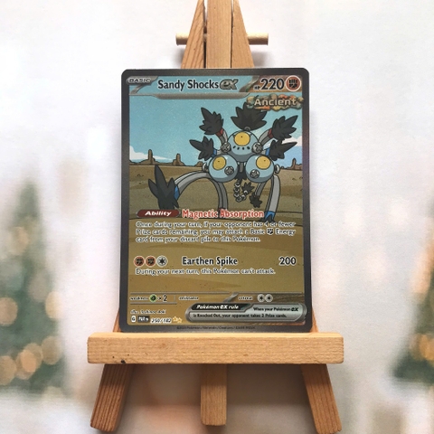 Thẻ hình Pokemon Sandy Shocks ex 250/182 - Lá bài lẻ Paradox Rift Special Illustration Rare tiếng Anh chính hãng
