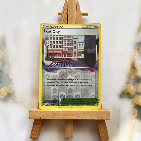 Thẻ hình Pokemon Lost City 161/196 - Lá bài Lost Origin Uncommon Reverse Holo tiếng Anh chính hãng
