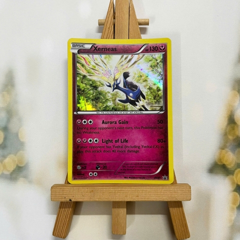 Thẻ hình Pokemon Xerneas XY31 - Lá bài lẻ XY Holo Promo tiếng Anh chính hãng