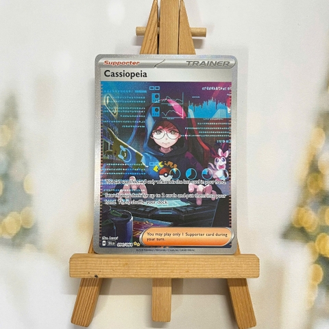 Thẻ hình Pokemon Cassiopeia 094/064 - Lá bài lẻ Shrouded Fable Special Illustration Rare tiếng Anh chính hãng
