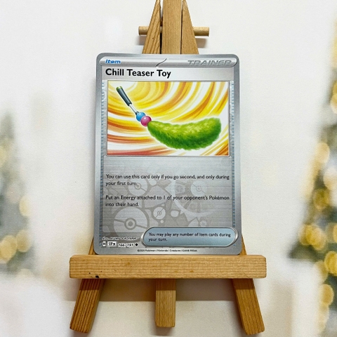 Thẻ hình Pokemon Chill Teaser Toy 166/191 - Lá bài lẻ Surging Sparks Uncommon Reverse Holo tiếng Anh chính hãng