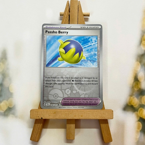 Thẻ hình Pokemon Passho Berry 184/191 - Lá bài lẻ Surging Sparks Uncommon Reverse Holo tiếng Anh chính hãng