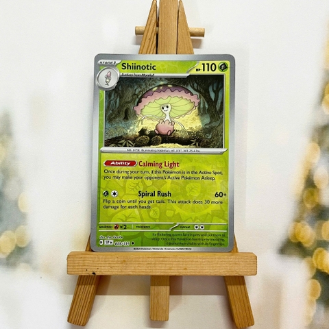 Thẻ hình Pokemon Shiinotic 009/191 - Lá bài lẻ Surging Sparks Uncommon Reverse Holo tiếng Anh chính hãng