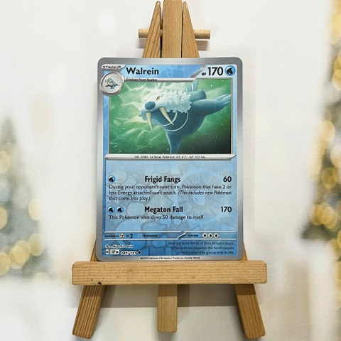 Thẻ hình Pokemon Walrein 045/191 - Lá bài lẻ Surging Sparks Uncommon Reverse Holo tiếng Anh chính hãng