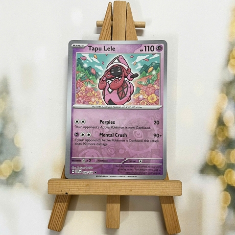 Thẻ hình Pokemon Tapu Lele 092/191 - Lá bài lẻ Surging Sparks Reverse Holo Rare tiếng Anh chính hãng