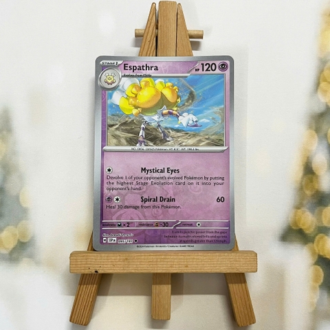 Thẻ hình Pokemon Espathra 095/191 - Lá bài lẻ Surging Sparks Uncommon Reverse Holo tiếng Anh chính hãng