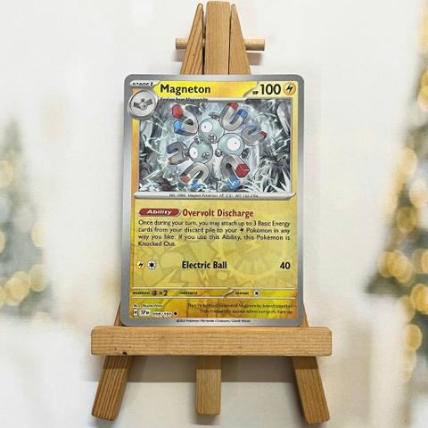 Thẻ hình Pokemon Magneton 059/191 - Lá bài lẻ Surging Sparks Uncommon Reverse Holo tiếng Anh chính hãng