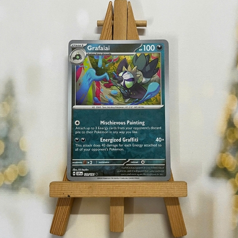 Thẻ hình Pokemon Grafaiai 121/191 - Lá bài lẻ Surging Sparks Uncommon Reverse Holo tiếng Anh chính hãng