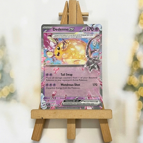 Thẻ hình Pokemon Dedenne ex 093/193 - Lá bài Scarlet & Violet: Paldea Evolved Ultra Rare tiếng Anh chính hãng