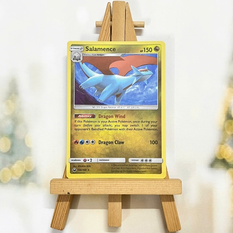Thẻ hình Pokemon Salamence 106/168 - Lá bài lẻ Celestial Storm Cosmos Holo Promo tiếng Anh chính hãng