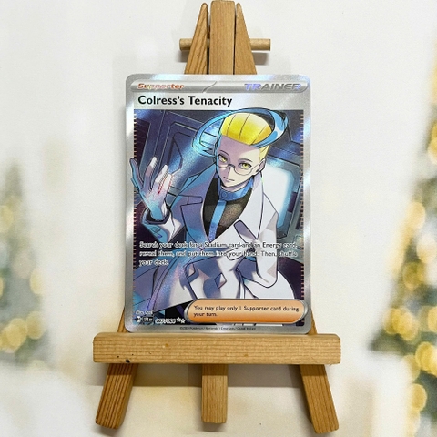 Thẻ hình Pokemon Colress's Tenacity 087/064 - Lá bài lẻ Shrouded Fable Full Art Secret Rare tiếng Anh chính hãng