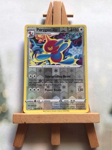 Thẻ hình Pokemon Porygon-Z 142/196 - Lá bài Lost Origin Rare Reverse Holo tiếng Anh