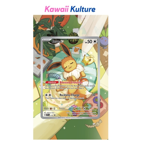 Eevee Promo SVP173 Extended Art Case for trading card Pokemon