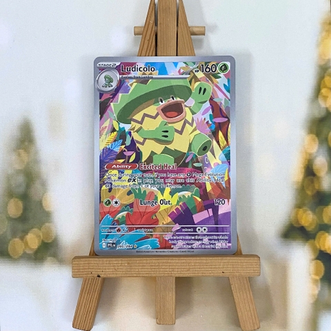 Thẻ hình Pokemon Ludicolo 095/094 - Lá bài lẻ Phantasmal Flames Illustration Rare tiếng Anh
