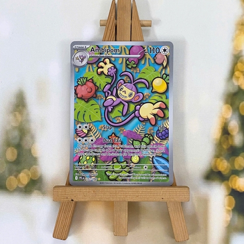 Thẻ hình Pokemon Ambipom 107/094 - Lá bài lẻ Phantasmal Flames Illustration Rare tiếng Anh