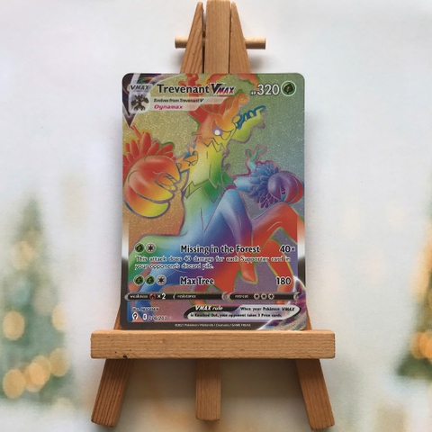 Thẻ hình Pokemon Trevenant VMAX 206/203 - Lá bài lẻ Evolving Skies Secret Rare tiếng Anh chính hãng
