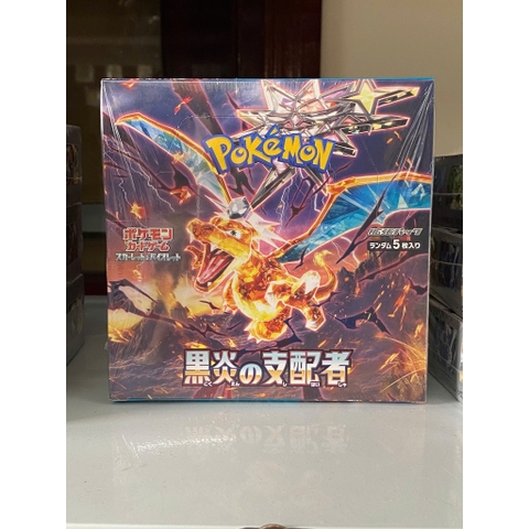 Hộp thẻ bài Ruler of the Black Flame SV3 - Japan Pokemon Booster Box SEALED chính hãng