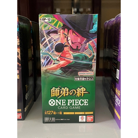 Hộp thẻ bài Legacy of the Master OP12 - Japan Onepiece Booster Box SEALED chính hãng
