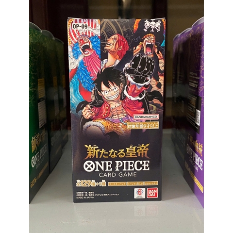 Hộp thẻ bài Emperors in the New World OP9 - Japan Onepiece Booster Box SEALED chính hãng