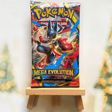 Gói bài Mega Evolution Booster Pack tiếng Anh - Túi thẻ Series Mega Evolution Pokemon TCG