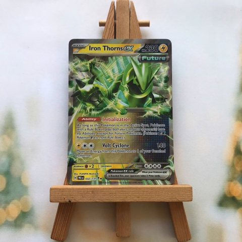 Thẻ hình Pokemon Iron Thorns ex 032/131 - Lá bài lẻ Prismatic Evolutions Ultra Rare tiếng Anh chính hãng
